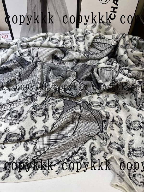 シャネル スカーフ ブランドコピー 激安通販 - scarves-00092 画像 3