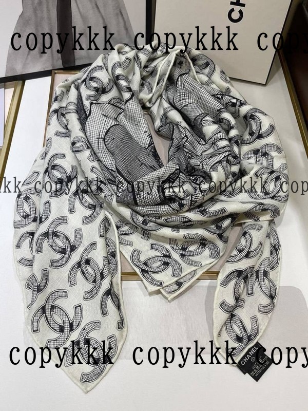 シャネル スカーフ ブランドコピー 激安通販 - scarves-00092 画像 5