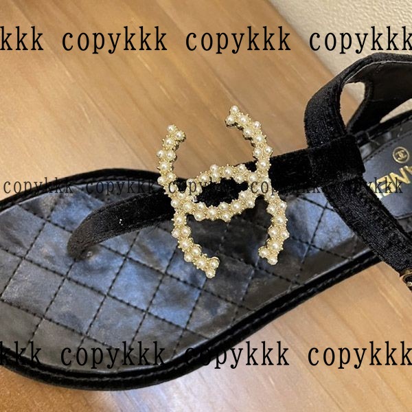 シャネル ミュールサンダル N級品 送料無料 - shoes-00146 画像 6