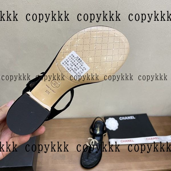 シャネル ミュールサンダル N級品 送料無料 - shoes-00146 画像 9