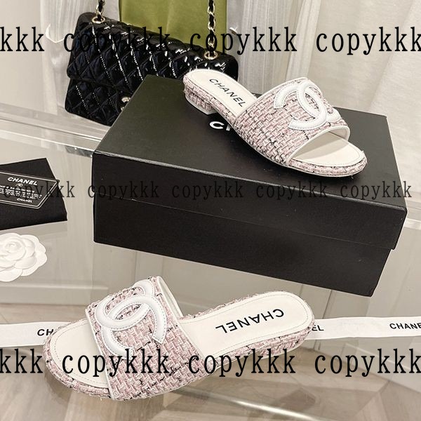 シャネル ミュールサンダル コピー 激安通販 - shoes-00177 画像 8