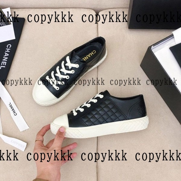 送料無料 シャネル スニーカー スーパーコピー - shoes-00251 画像 3