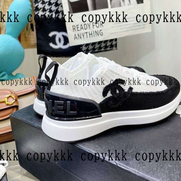 送料無料 シャネル スニーカー スーパーコピー - shoes-00273 画像 3