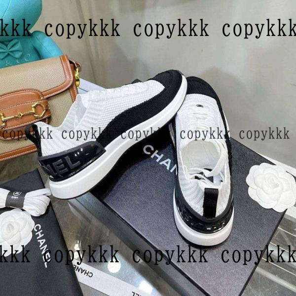送料無料 シャネル スニーカー スーパーコピー - shoes-00273 画像 4