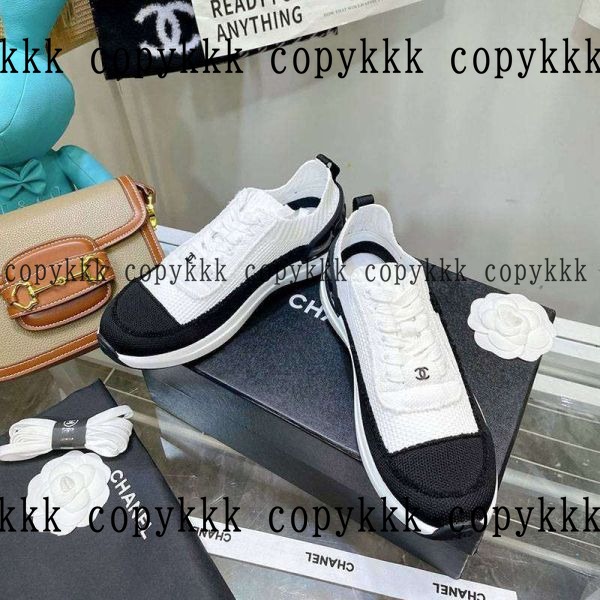 送料無料 シャネル スニーカー スーパーコピー - shoes-00273 画像 6
