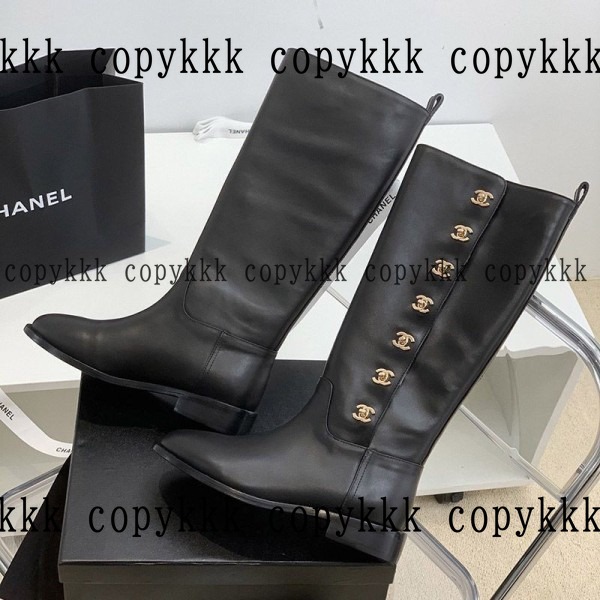 人気 シャネル ブーツ N級品 - shoes-00132 メイン画像
