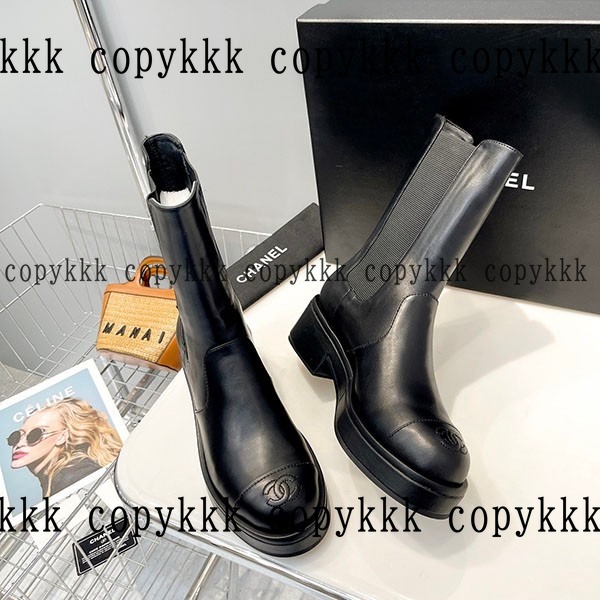 送料無料 シャネル ブーツ スーパーコピー - shoes-00087 画像 3