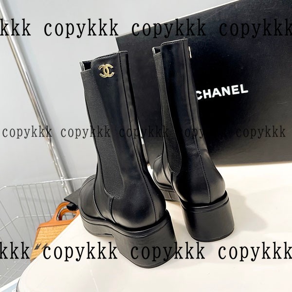 送料無料 シャネル ブーツ スーパーコピー - shoes-00087 画像 9