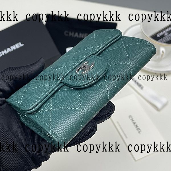 人気 シャネル 折り財布 コピー - wallets-00341 画像 4