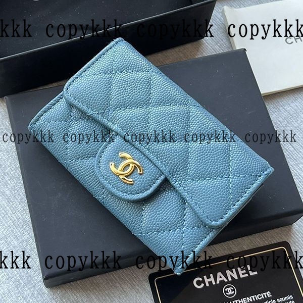 送料無料 シャネル 折り財布 スーパーコピー - wallets-00346