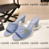 シャネル サンダル-ミュール n 級 品 ブランド コピー 激安 偽物 - 画像 (5)