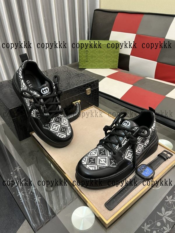 スニーカー グッチ ブランド コピー 偽物 激安 - axuwz2852 - 画像 (3)