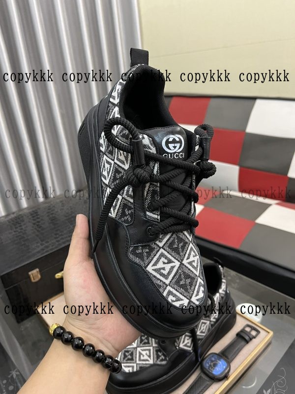 スニーカー グッチ ブランド コピー 偽物 激安 - axuwz2852 - 画像 (4)