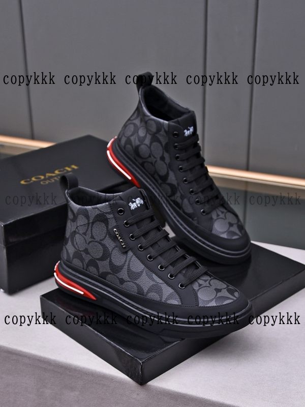 スニーカー ブランド コピー coach 通販 格安 - caxz21497 - 画像 (4)